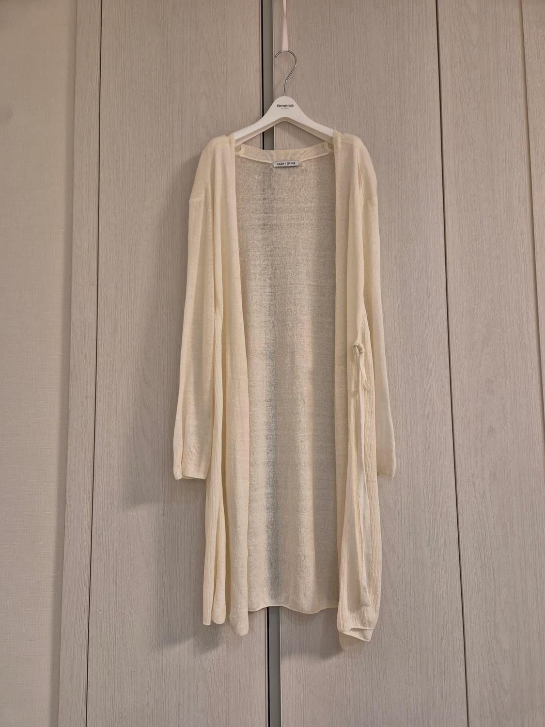 한섬 이치아더 린넨85% 가디건 상품이미지1