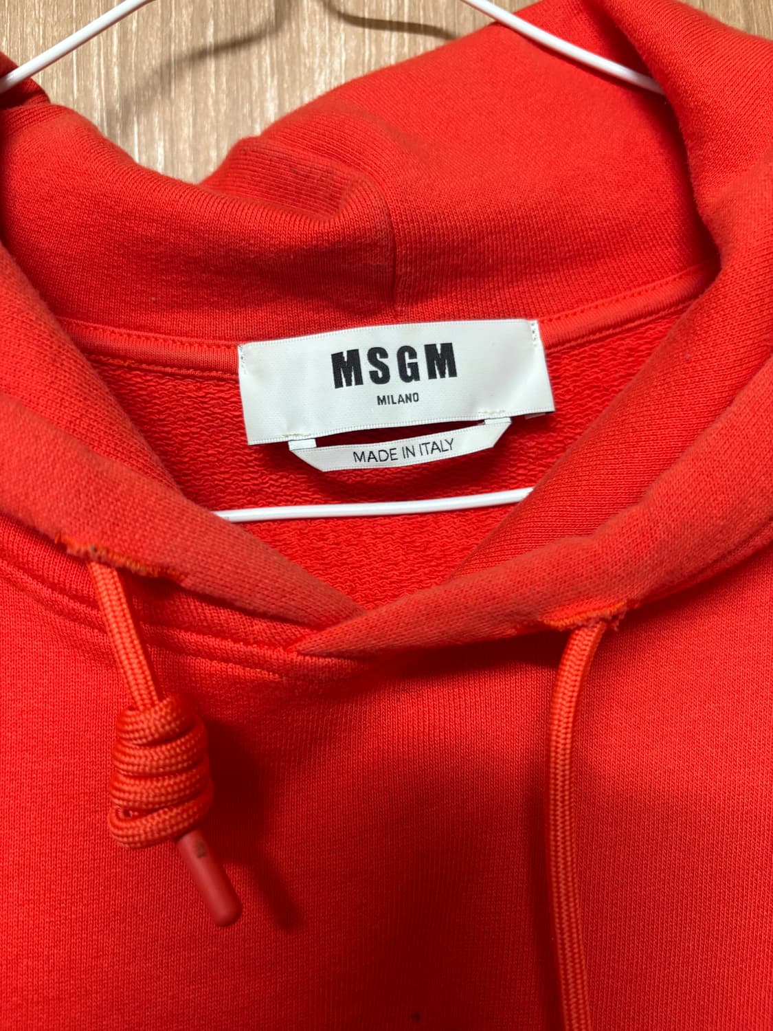 MSGM 후드티 오렌지L 상품이미지2