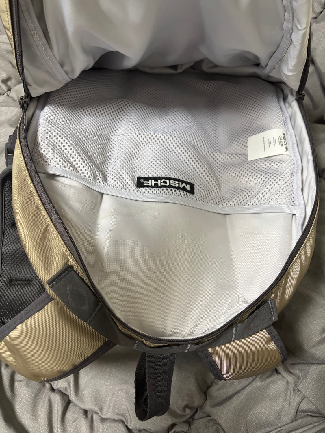 미스치프 롬버스 마운틴 백팩 카키 상품이미지4