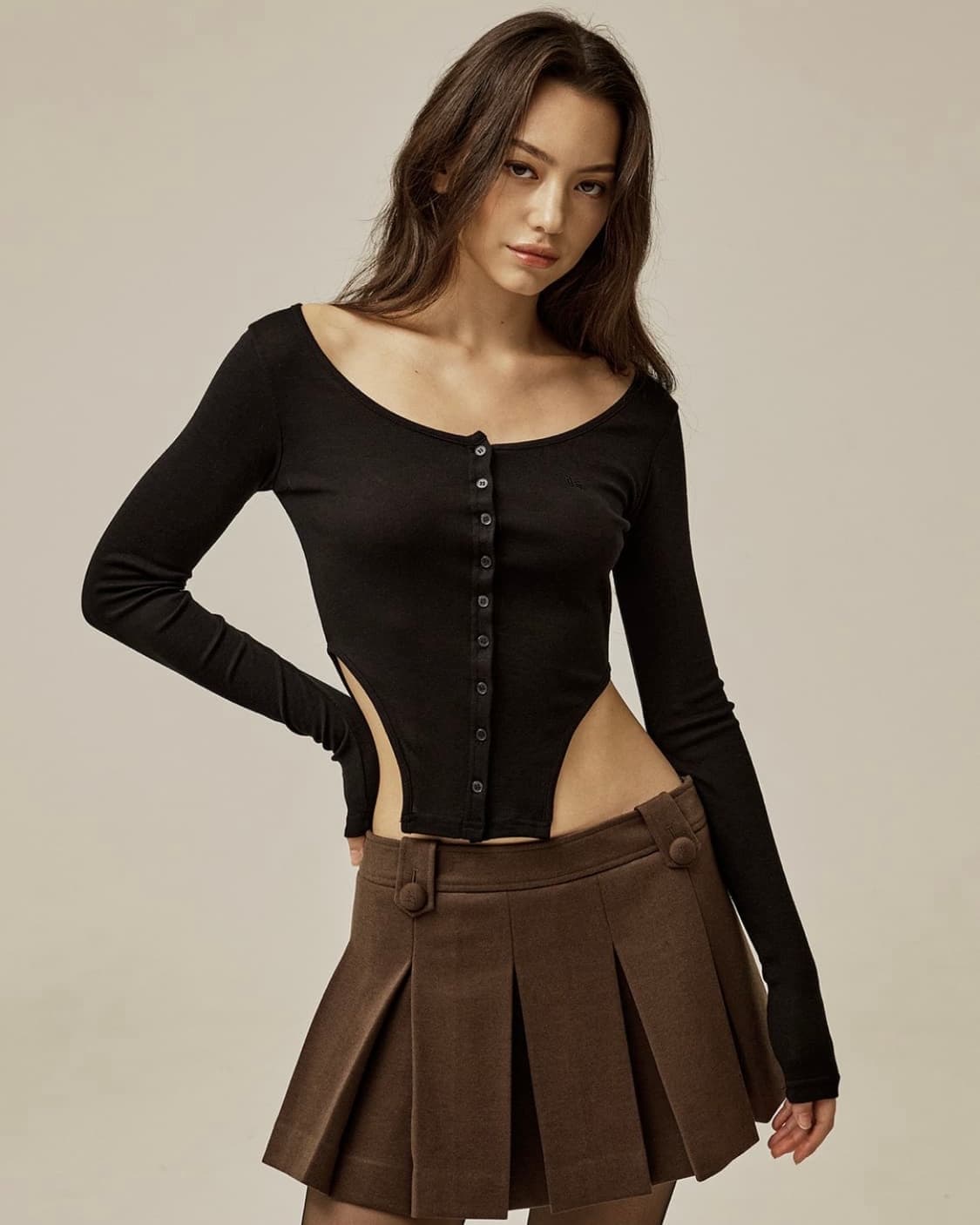 쓰리타임즈 Blair cardigan 상품이미지1