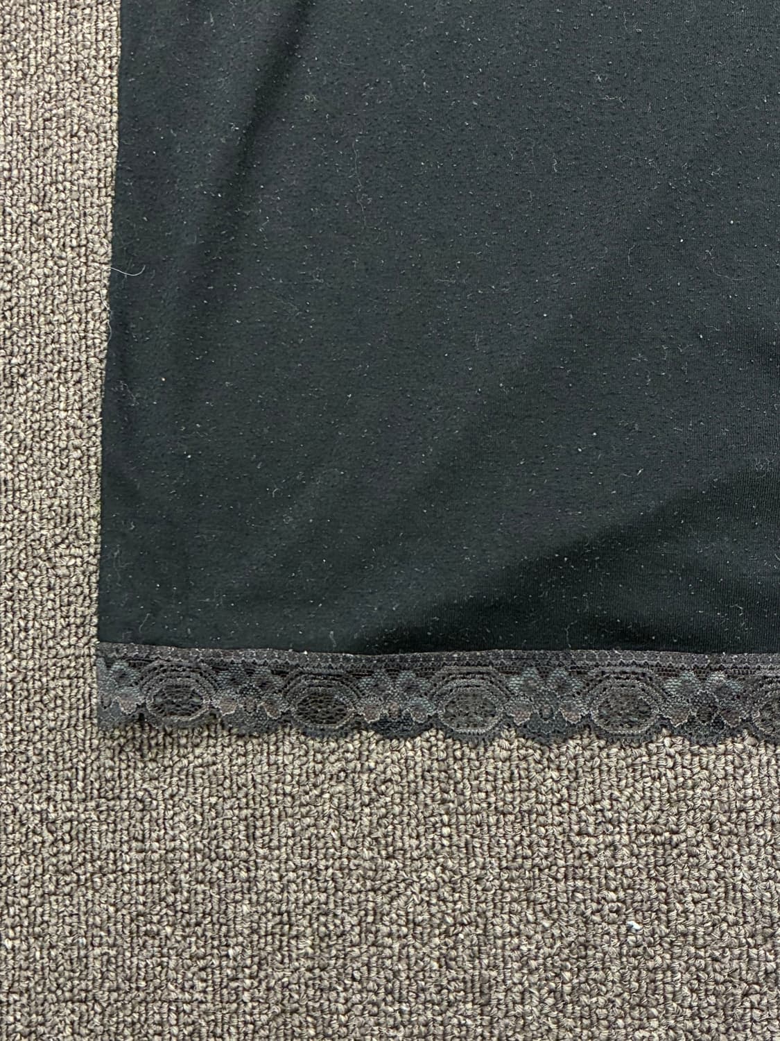 F)Japanese vintage 여성 비즈 자수 검정 슬리브리스(찢어짐 상품이미지5