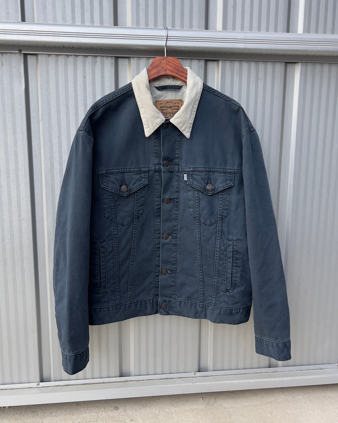 [L] 90s 이태리제 리바이스 라이너 트러커 자켓 71503 상품이미지1