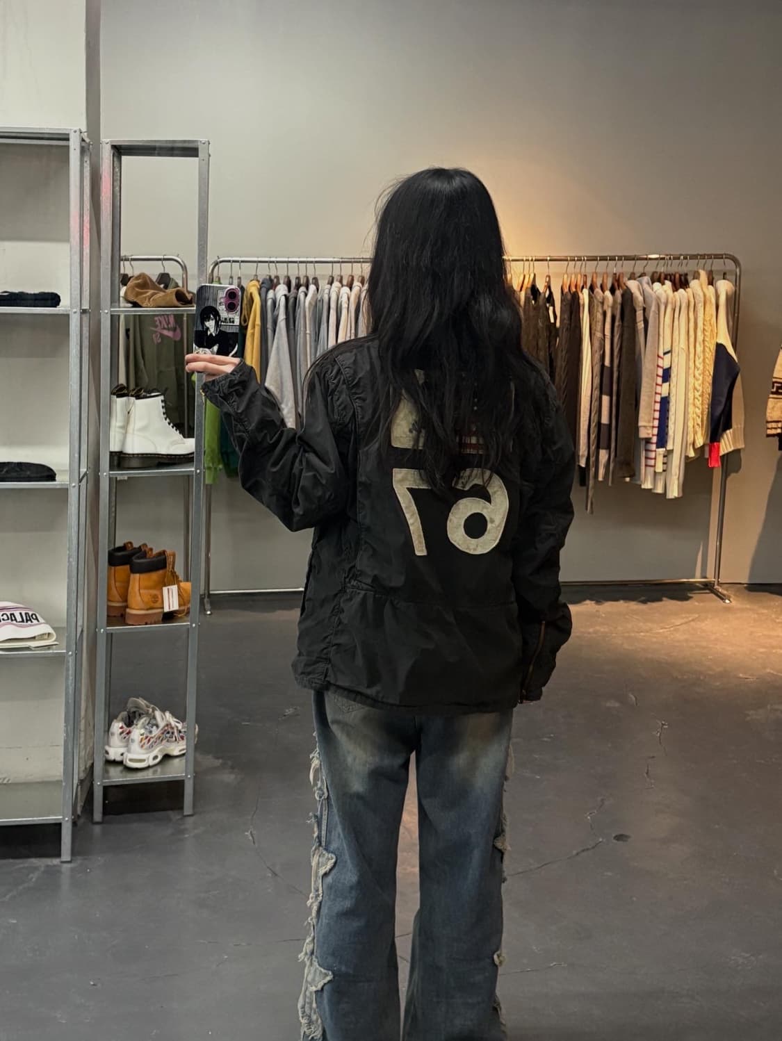 폴로진스 성조기 패치 재킷 A2032 상품이미지2