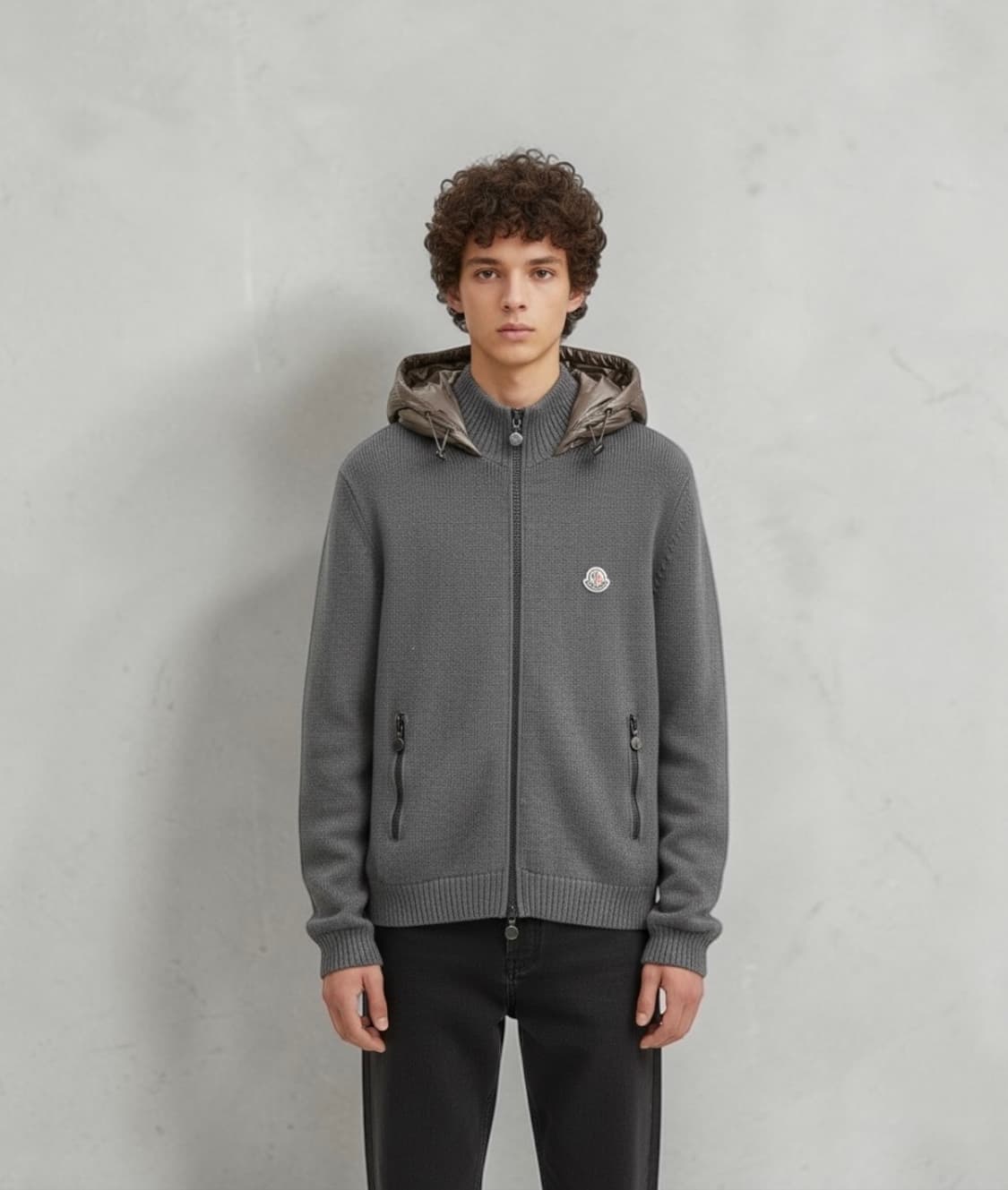 105/ 몽클레어 하이브리드 구스다운 니트 패딩 상품이미지1