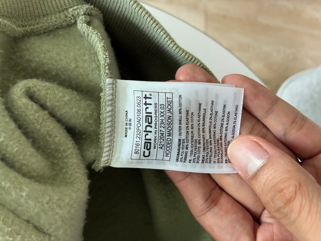 [L] 칼하트wip 후디드 메디슨 자켓 상품이미지2