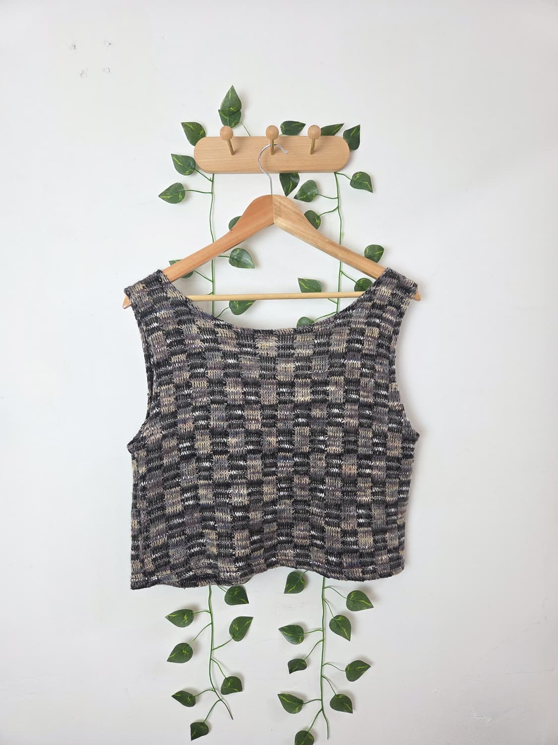 그런지 니트 베스트 상품이미지4