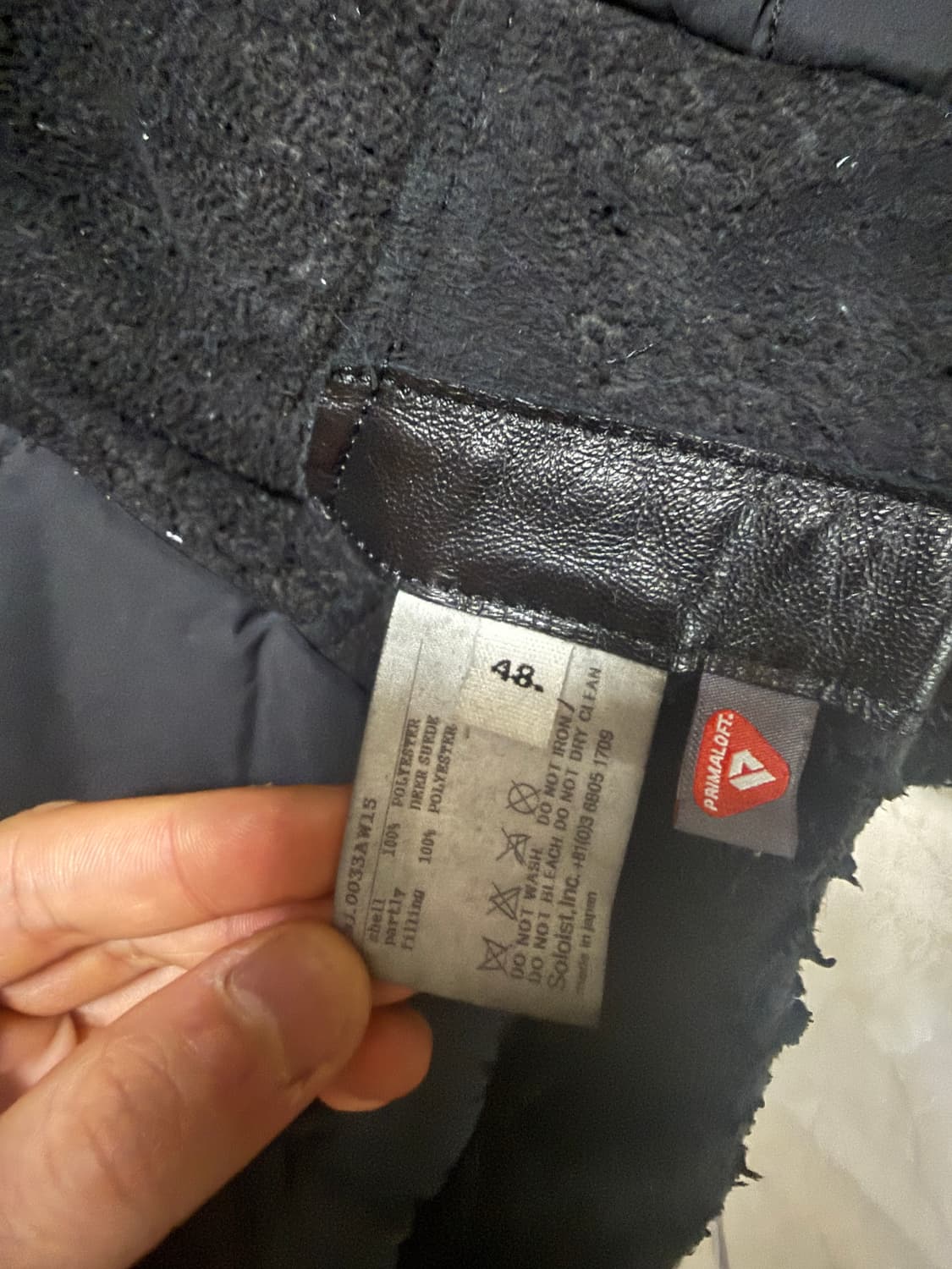 [48]솔로이스트 사슴가죽 러프아웃 패딩 상품이미지3