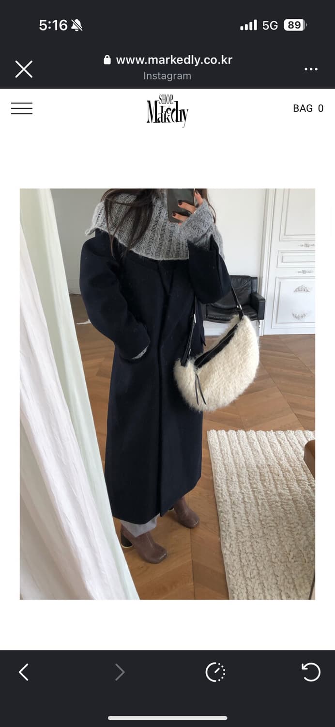 새상품 런던플랏 클래식더블 롱코트 상품이미지7