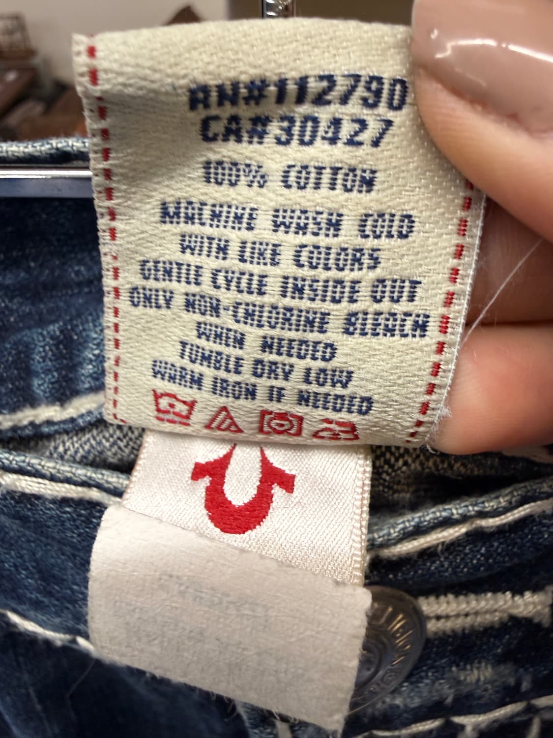 트루릴리젼 스티치 데님 팬츠 상품이미지6