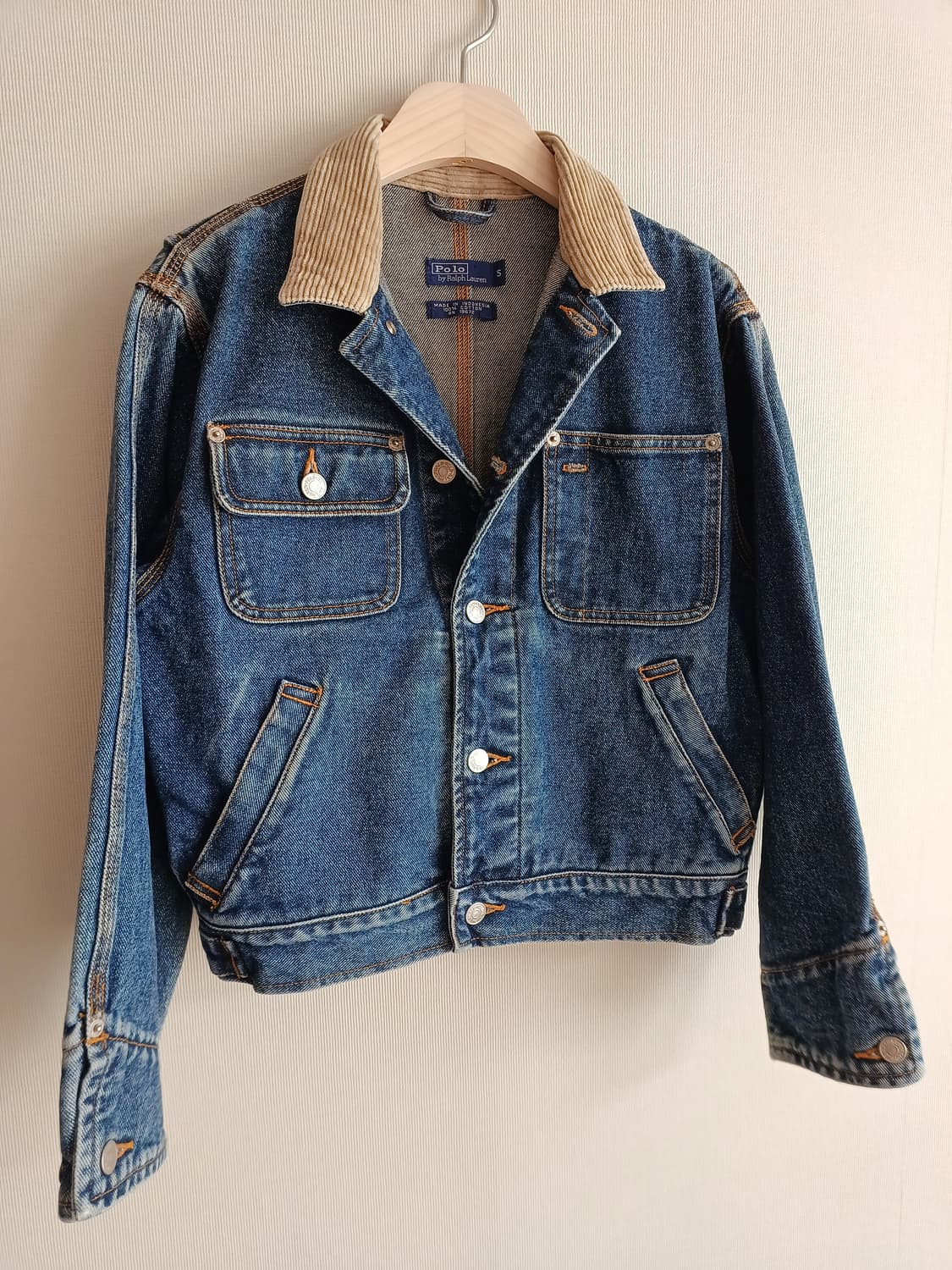 폴로 랄프로렌 여성 던가리 데님자켓 polo 크롭 청자켓 상품이미지2