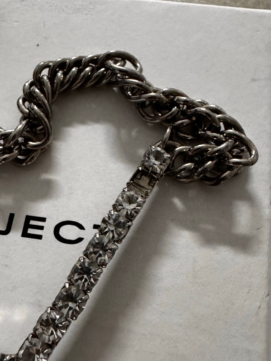 와이프로젝트 크리스탈 Y 목걸이 상품이미지7