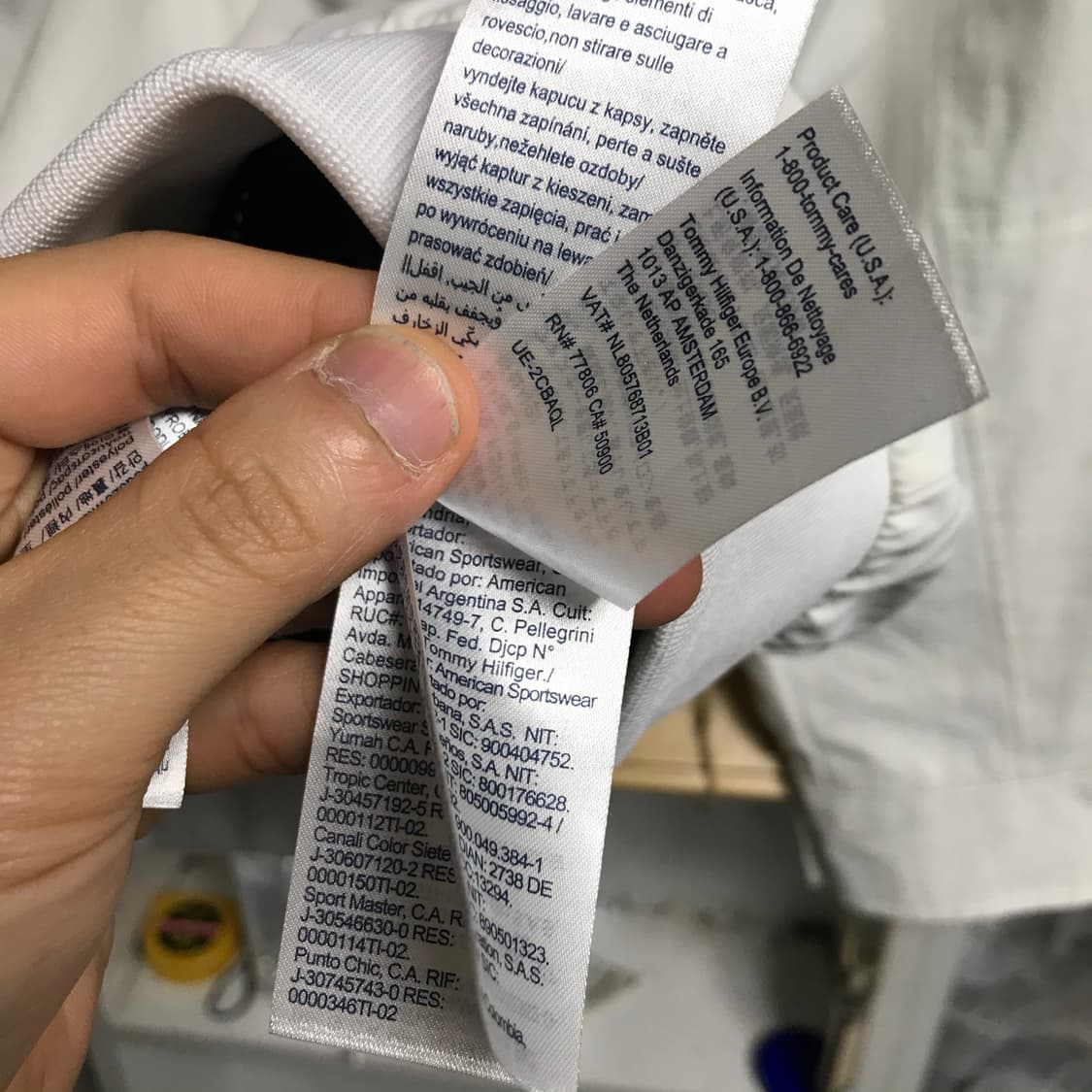 타미힐피거 흰색 스윙톱 자켓 상품이미지7