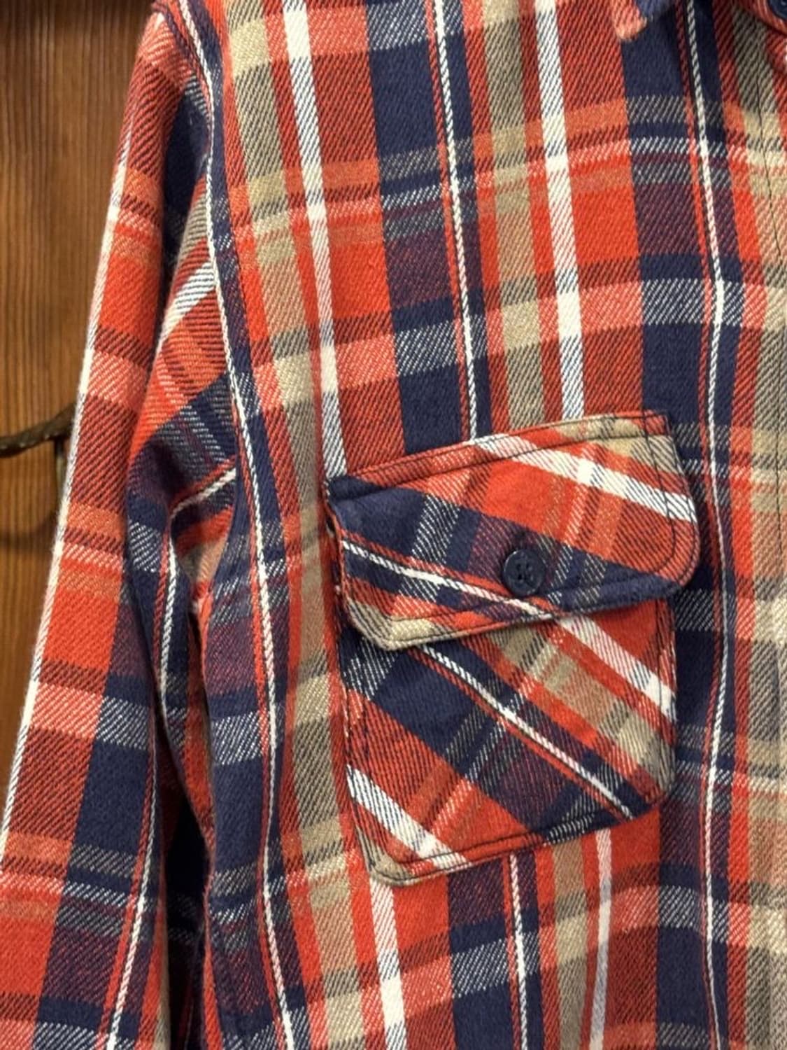 ALCARZA 헤비 플란넬 셔츠 상품이미지4