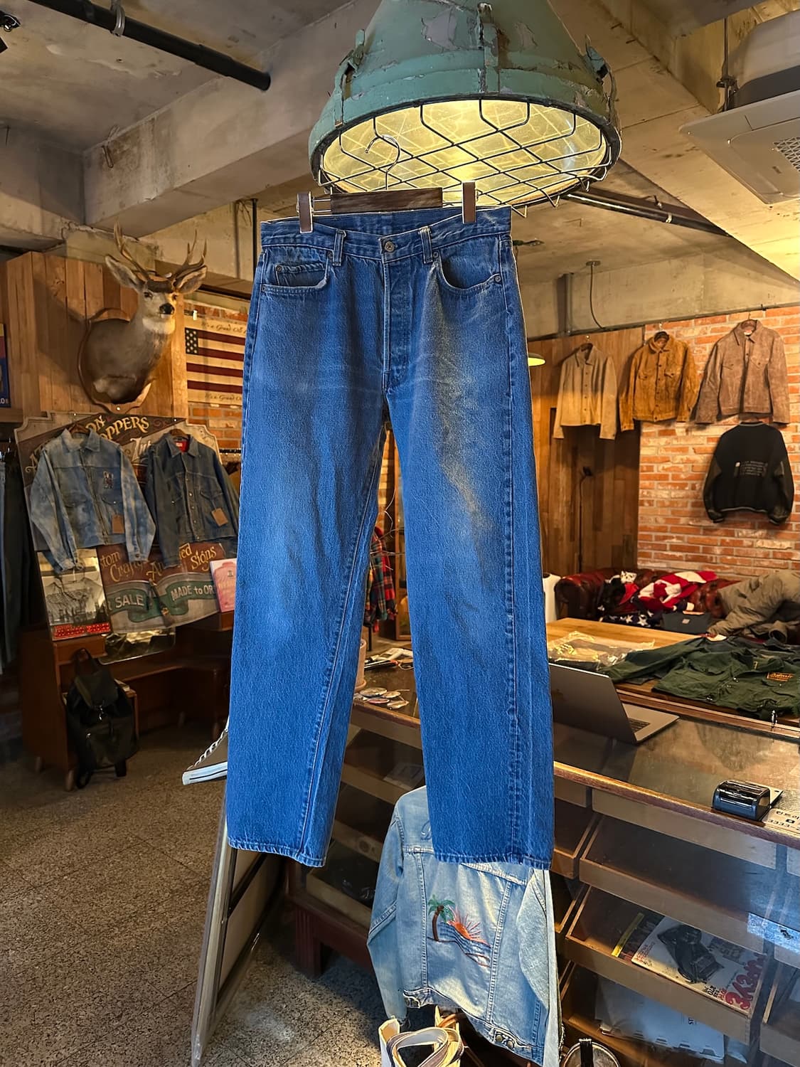 80s USA 빈티지 리바이스 501 이행기 데님 팬츠 상품이미지1