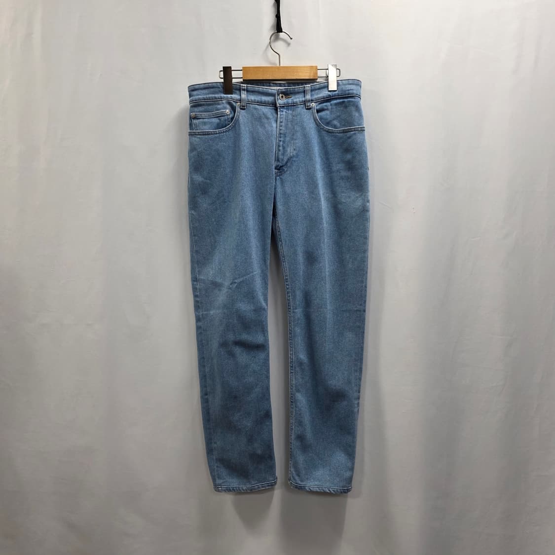 1076 라코스테 LACOSTE 슬림핏 라이트 블루 데님 팬츠 (W32 상품이미지1