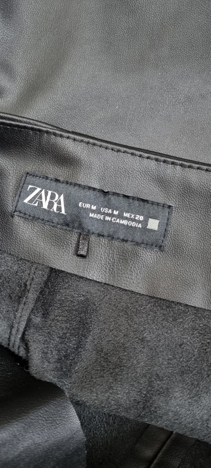 ZARA 자라 에코레더 하프 팬츠 M _ 여성 상품이미지7