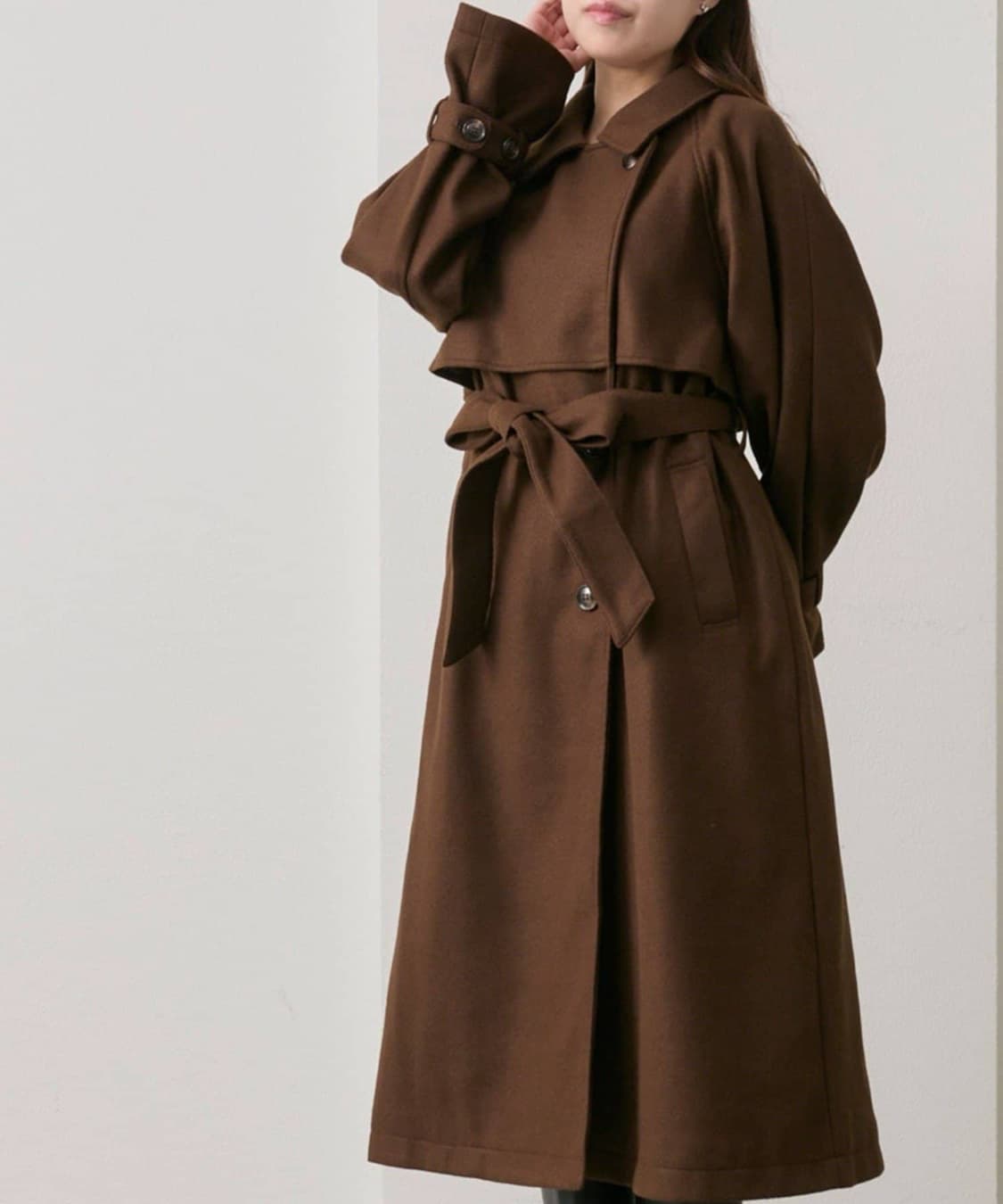 올리브데올리브(일본) 코트 브라운 /걸리에블린피움 상품이미지2