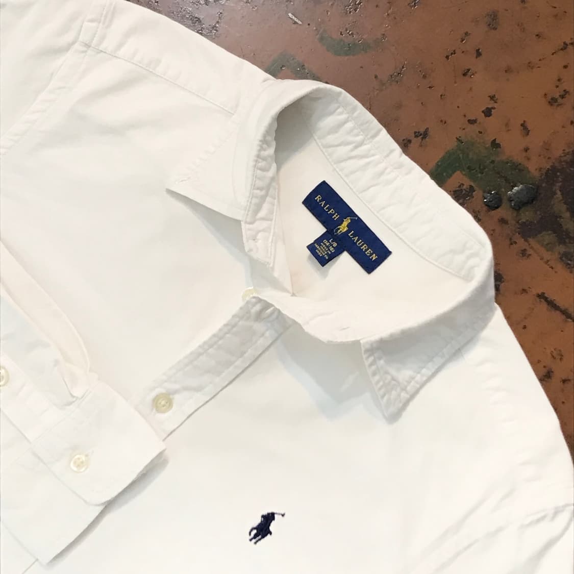 폴로랄프로렌 화이트 긴팔 옥스포드 셔츠 남성 97 여성 55 66  상품이미지3