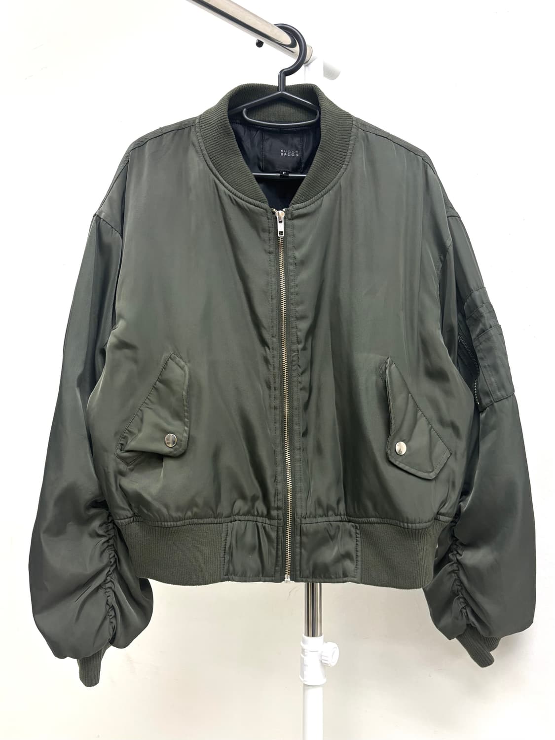 빈티지 카키 블루종 MA1 자켓 상품이미지5