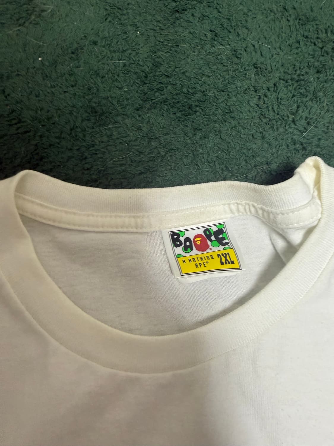 베이프 반팔 티셔츠 2XL 상품이미지2