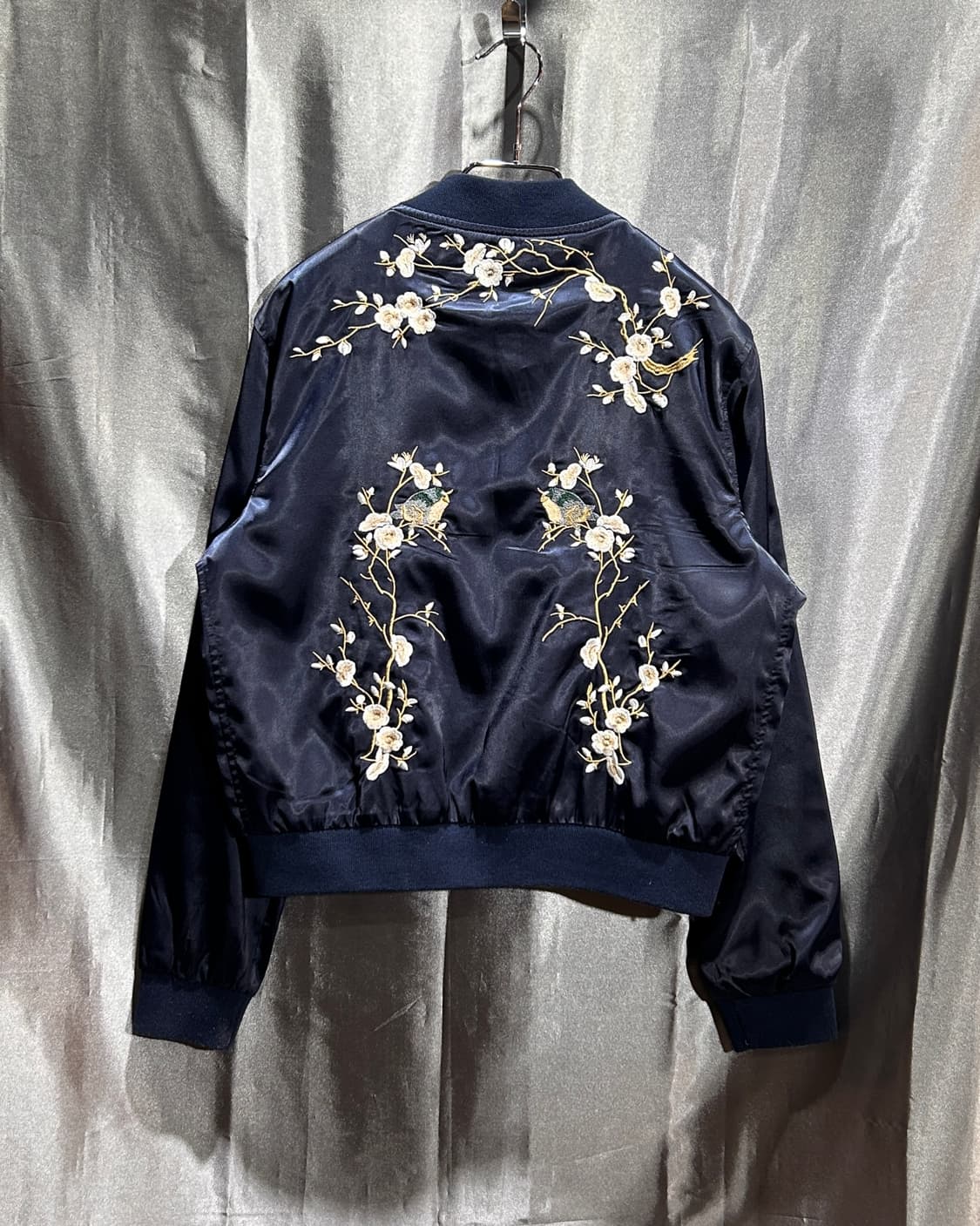 M 에스닉 플라워 자수 딥네이비 스카잔 상품이미지4