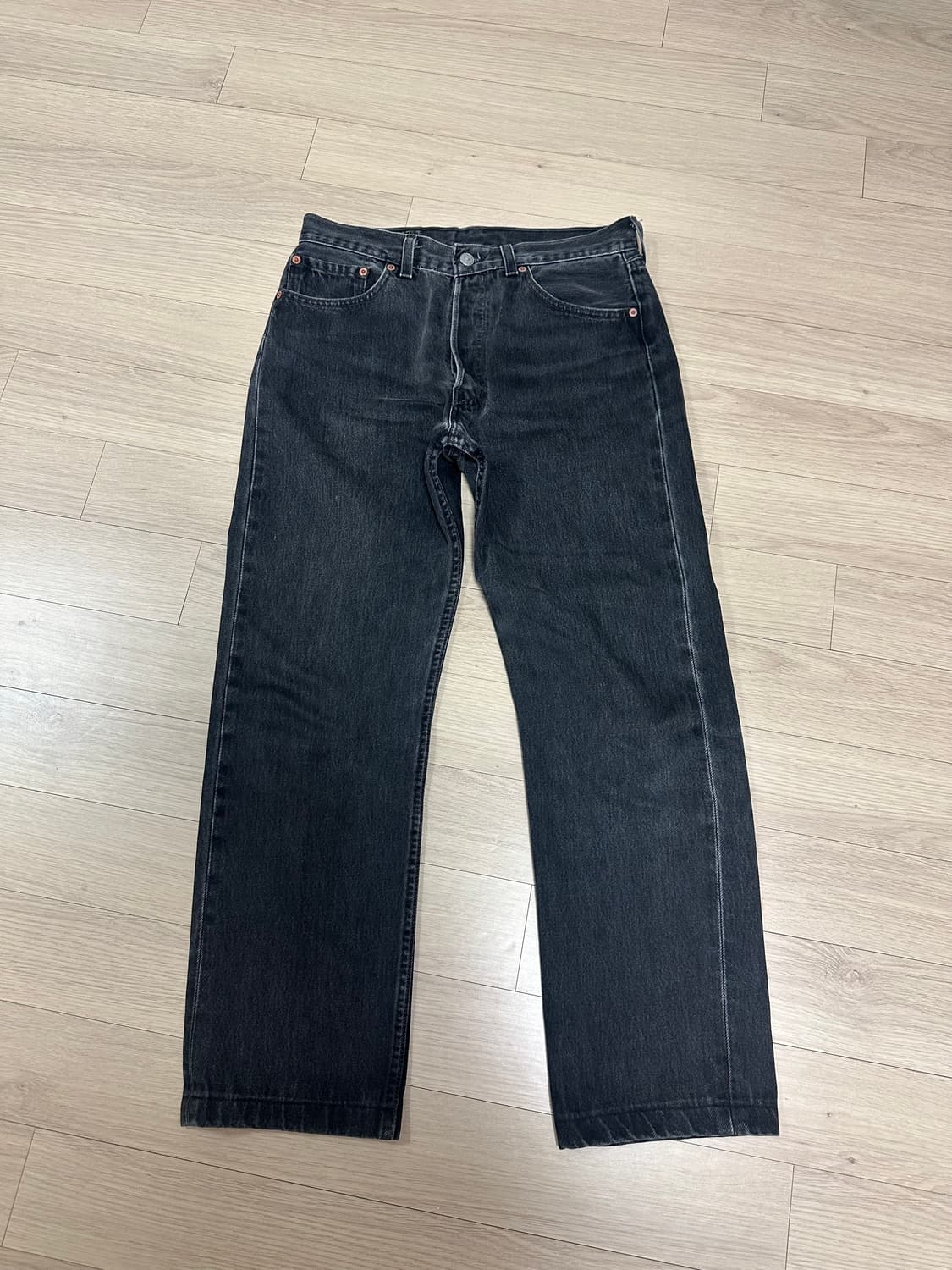 90년대 빈티지 리바이스 흑청 32/34 (실측사이즈 30) 상품이미지7