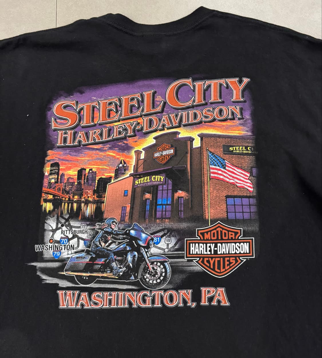 00’s Harley Davidson 빈티지 티셔츠 XXL 상품이미지4