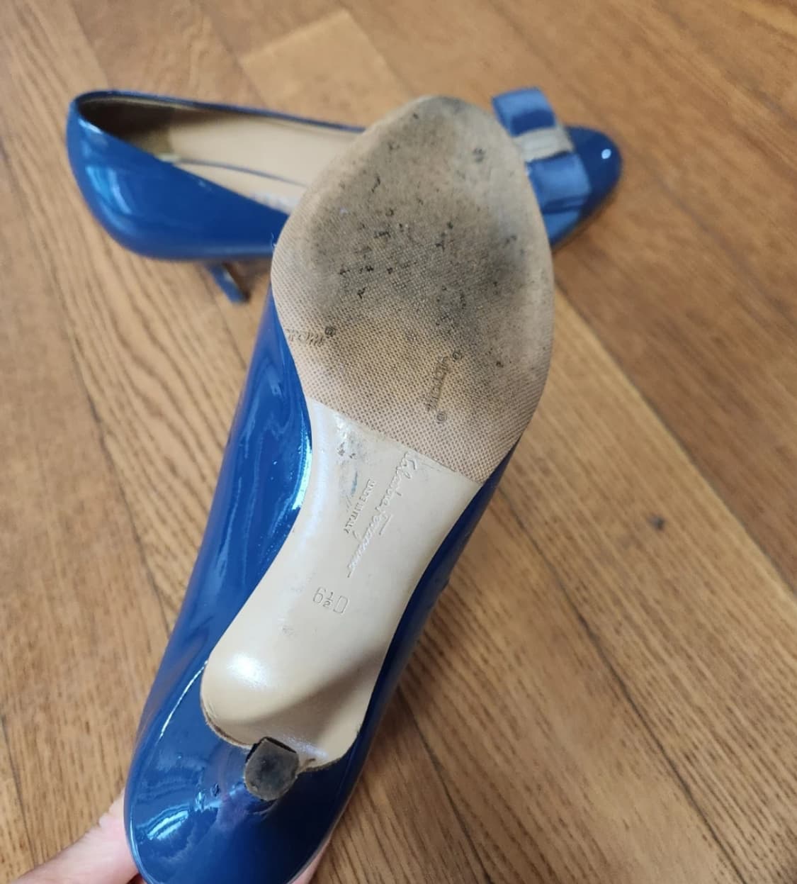 Ferragamo 페레가모 바라보우 딥 네이비 235 상품이미지3