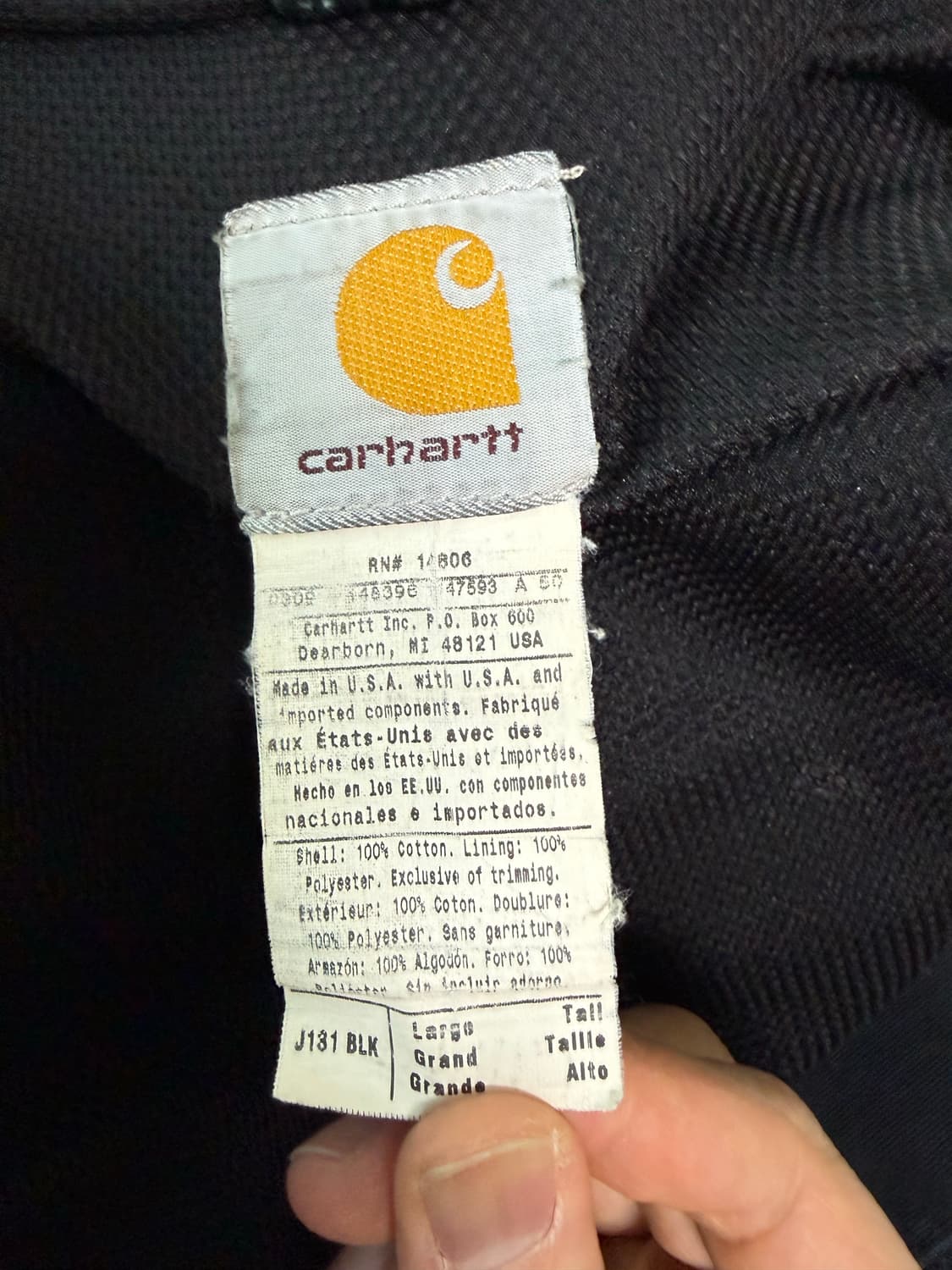 칼하트 액티브 자켓 L 상품이미지9