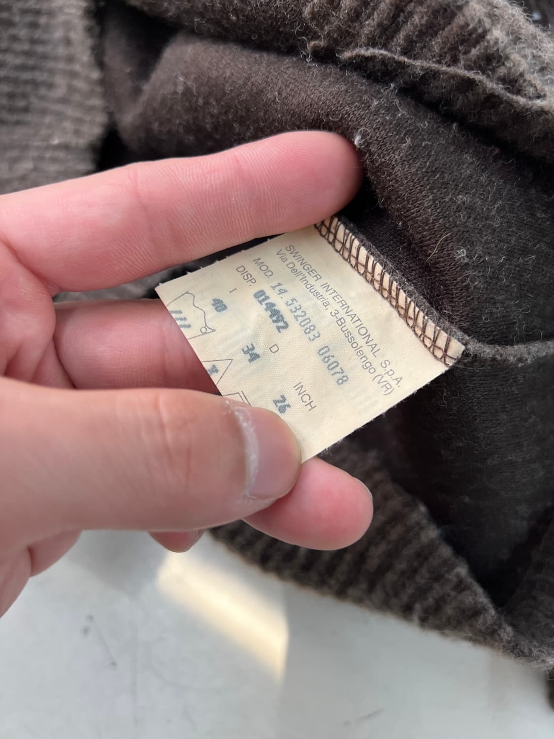 90s 펜디 모크넥 로고 니트 상품이미지6