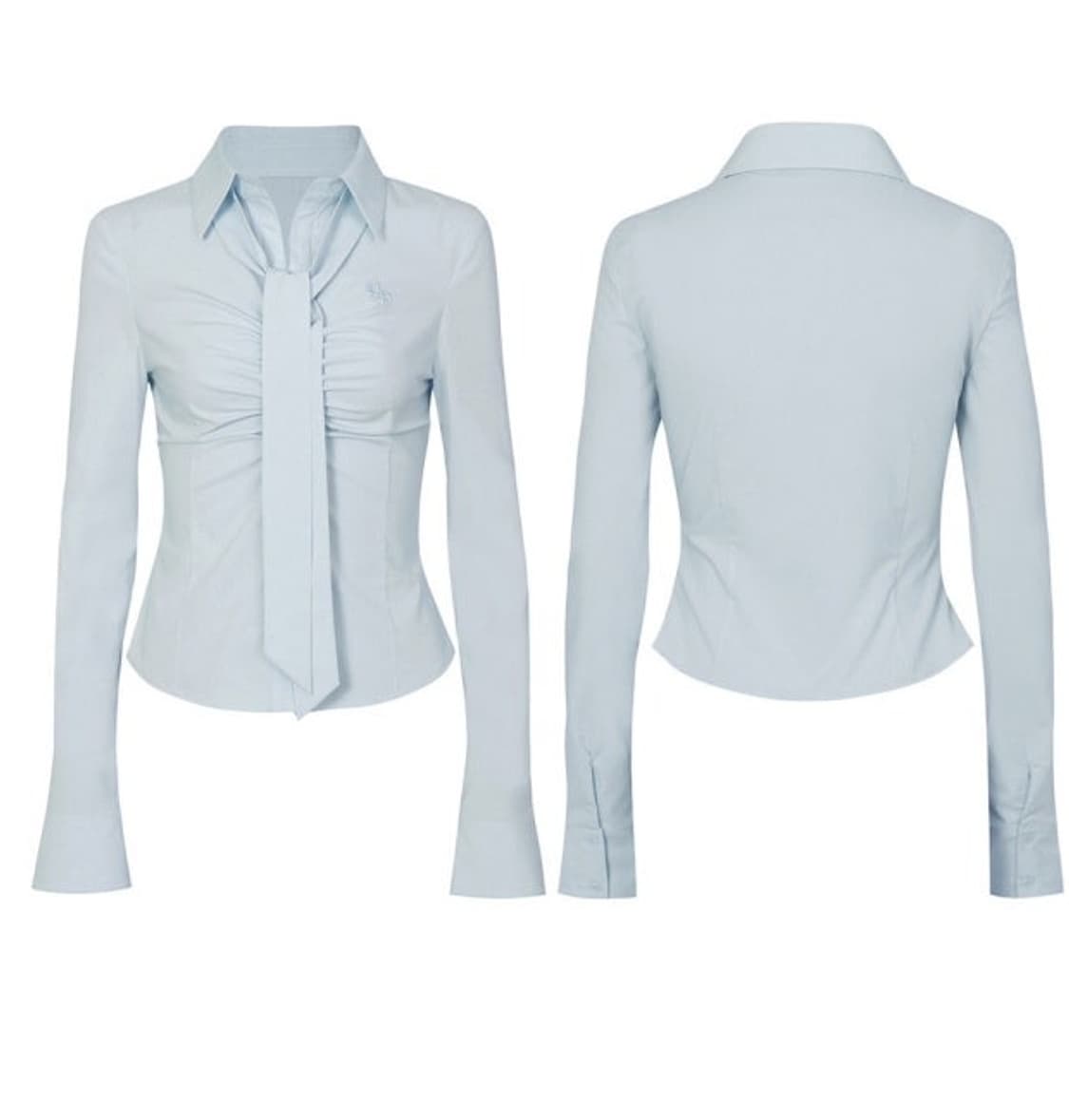 페인오어플레져 비비안 스카프 셔츠 상품이미지2