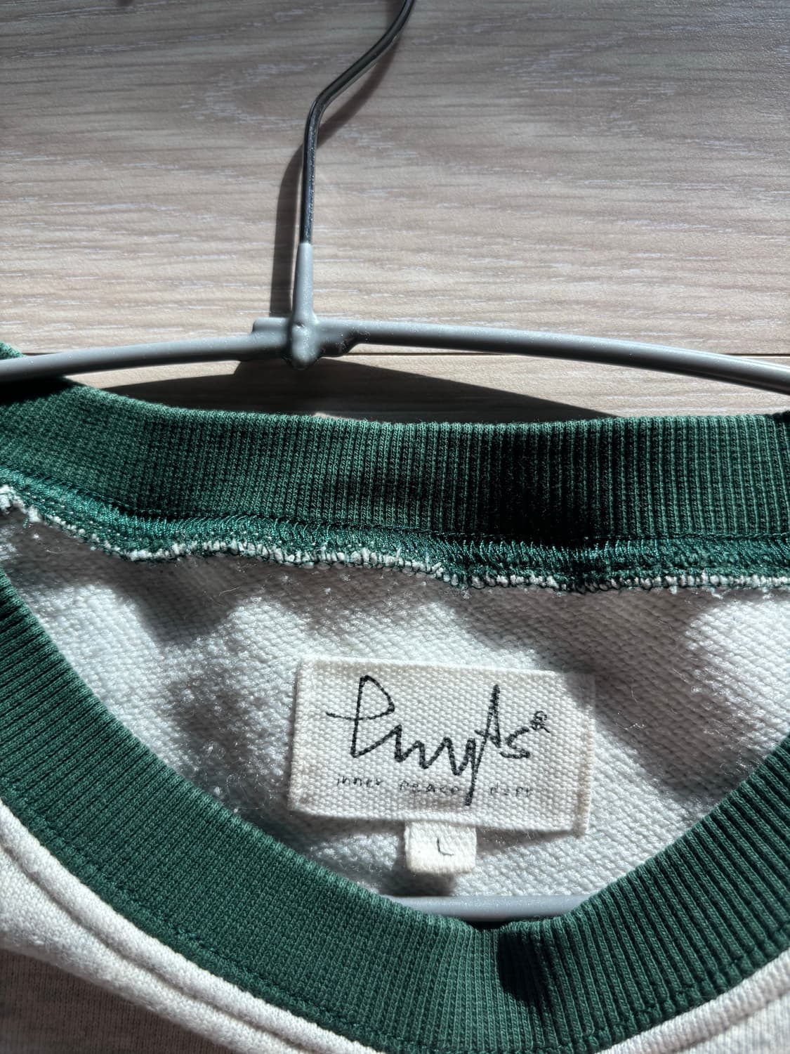 PHYPS 브로콜리 맨투맨L팝니다! 상품이미지4