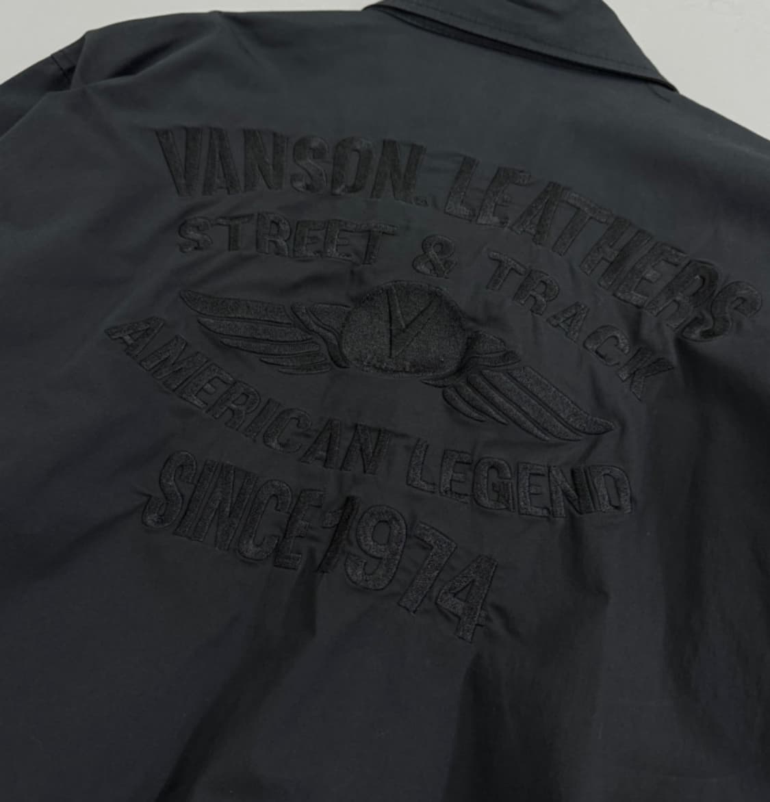 vanson 반슨 나일론 혼방 자켓 상품이미지3