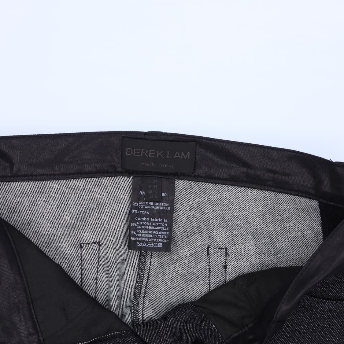 42 데엑램 빈티지 블랙 레그 진 바지 0206M 상품이미지4