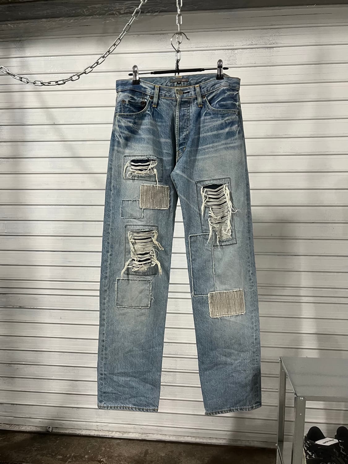 smork destroyed repair denim /japan made 상품이미지4