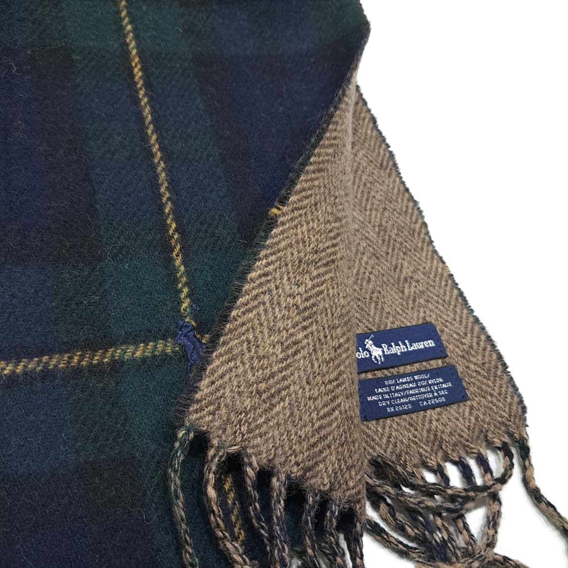 MX451 폴로 블랙워치 헤링본 머플러 목도리 상품이미지4