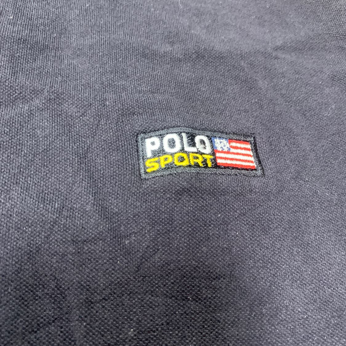 M) Polo Sport 폴로스포츠 made in usa 90s 카라티 상품이미지4
