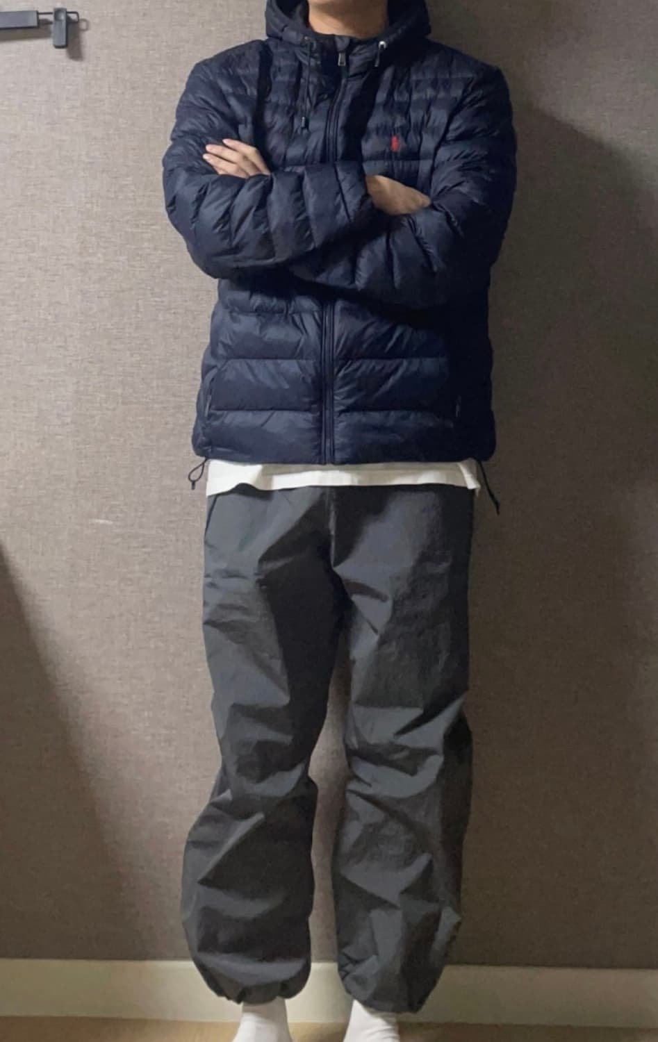 슬릭앤이지 로키 나일론 팬츠 챠콜 2사이즈 새상품 상품이미지5