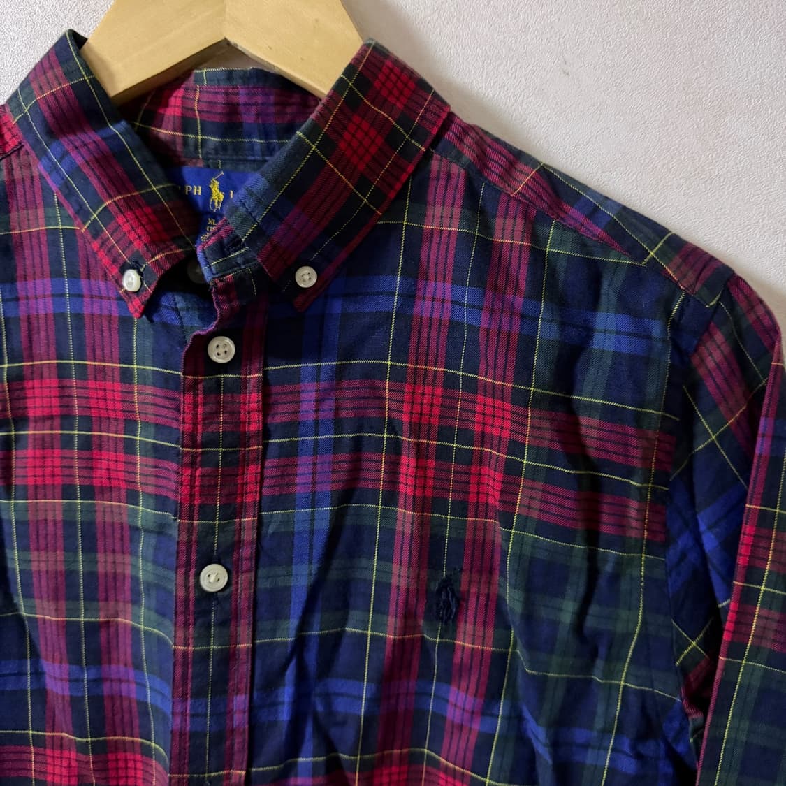 폴로 랄프로렌 크리스마스 패턴 셔츠 보이즈 XL (66-77) 상품이미지5
