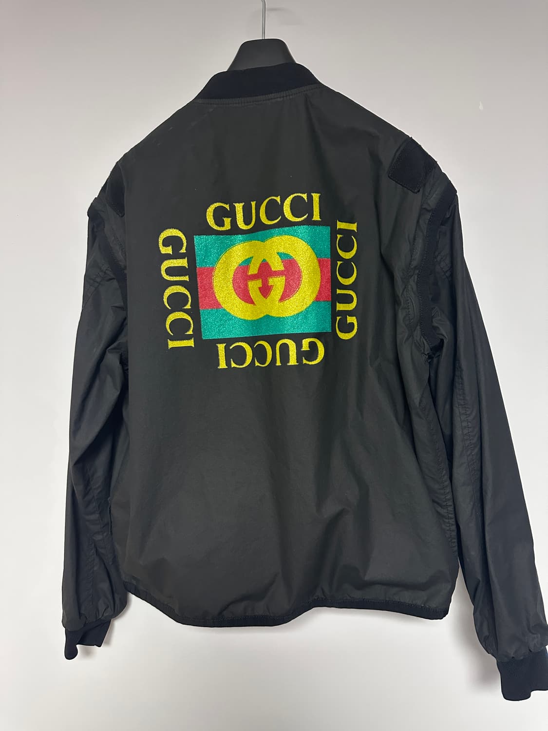 구찌 멀티 봄버 ma-1 블루종 보머 자켓 새제품 95-100 상품이미지2