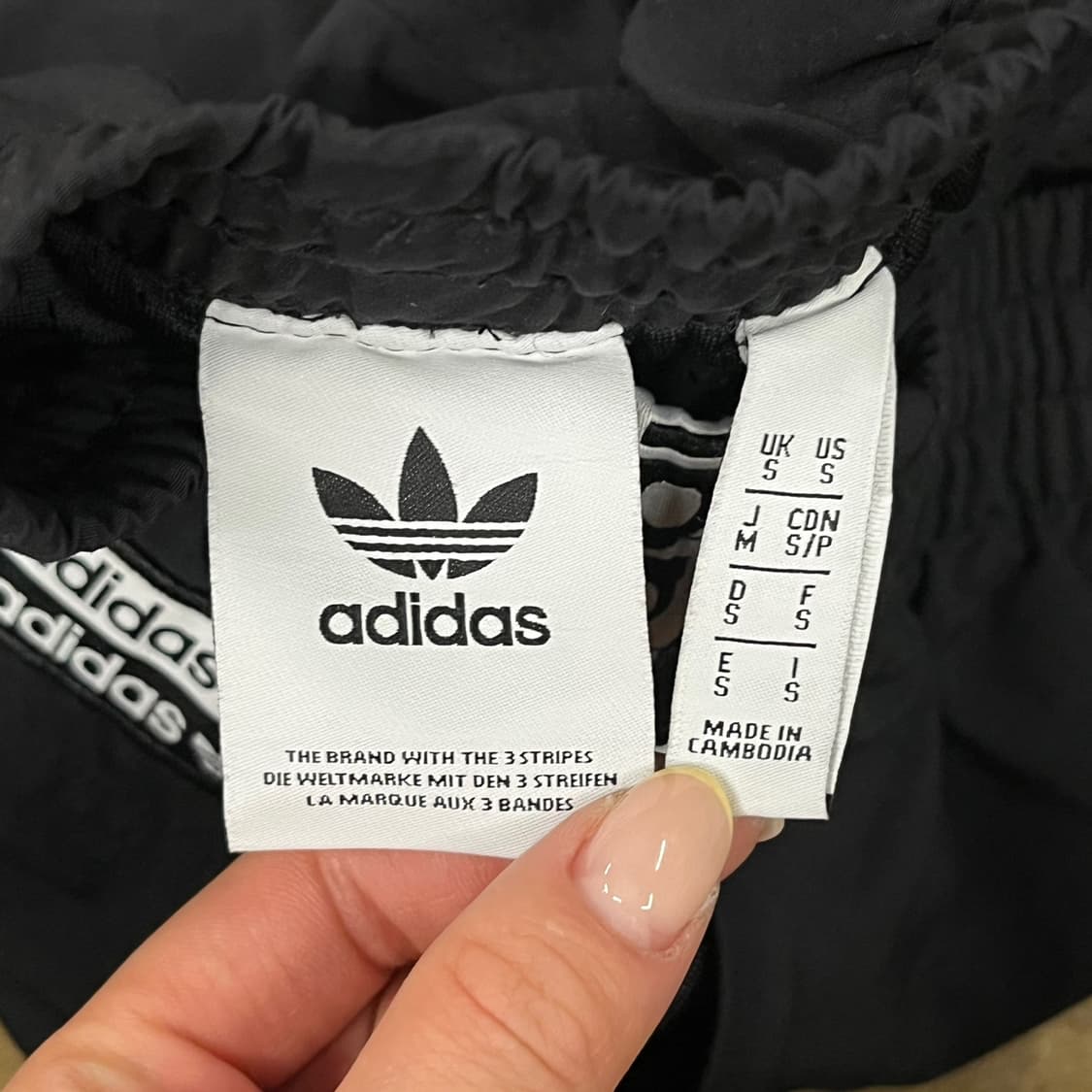 [정품/S] 아디다스 삼선 블랙 트랙팬츠 b19 상품이미지4