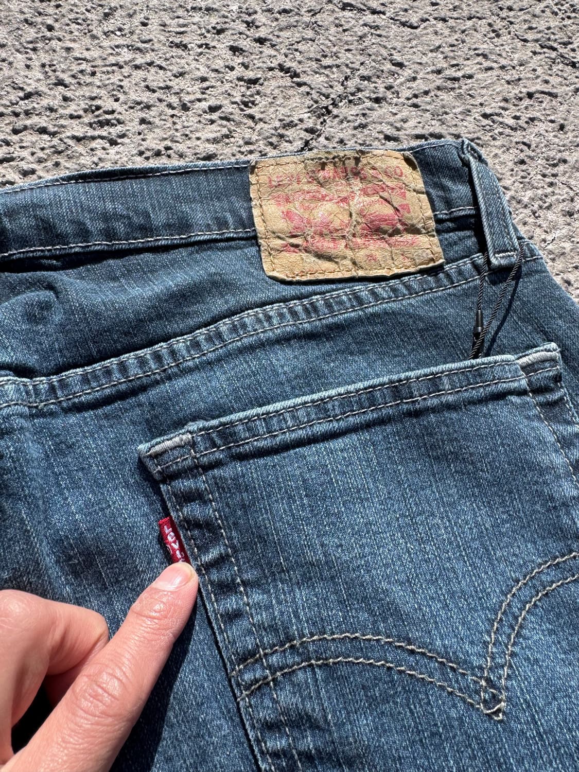 리바이스 559 스트레이트 핏 워싱 데님팬츠 B91 상품이미지5