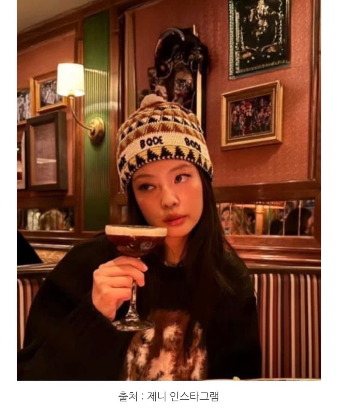 오픈와이와이 SHAGGY JACQUARD DOG SWEATER BLACK 상품이미지2