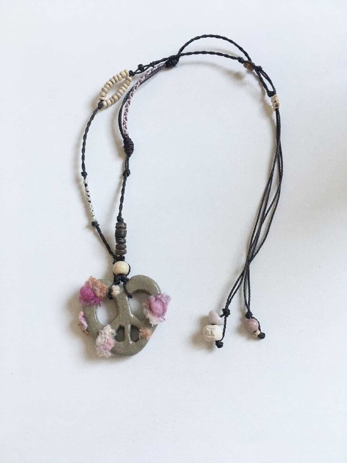blooming peace love necklace 상품이미지1