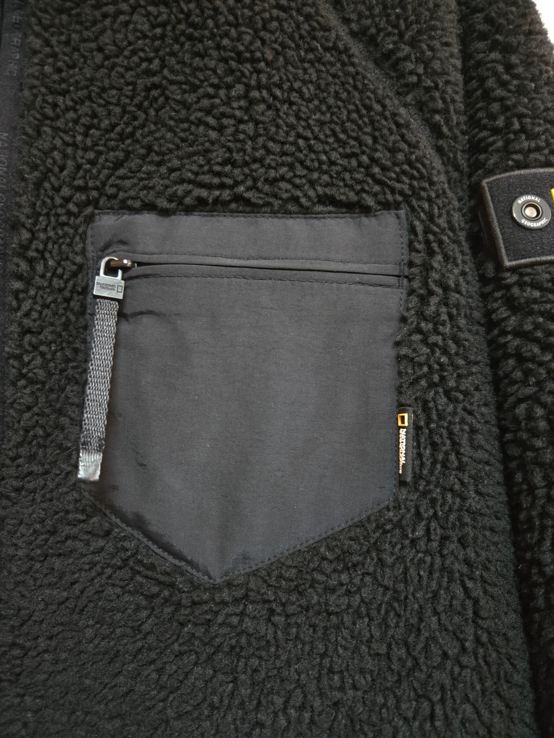 내셔널지오그래픽 남성 플리스 양털 기모 자켓 상품이미지3