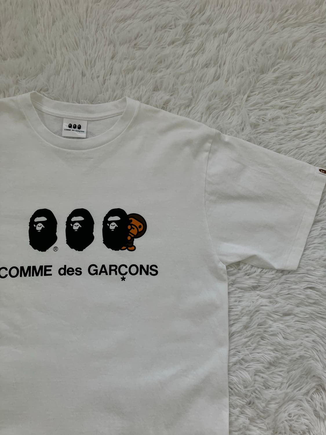 꼼데가르송 베이프 콜라보 반팔 상품이미지3