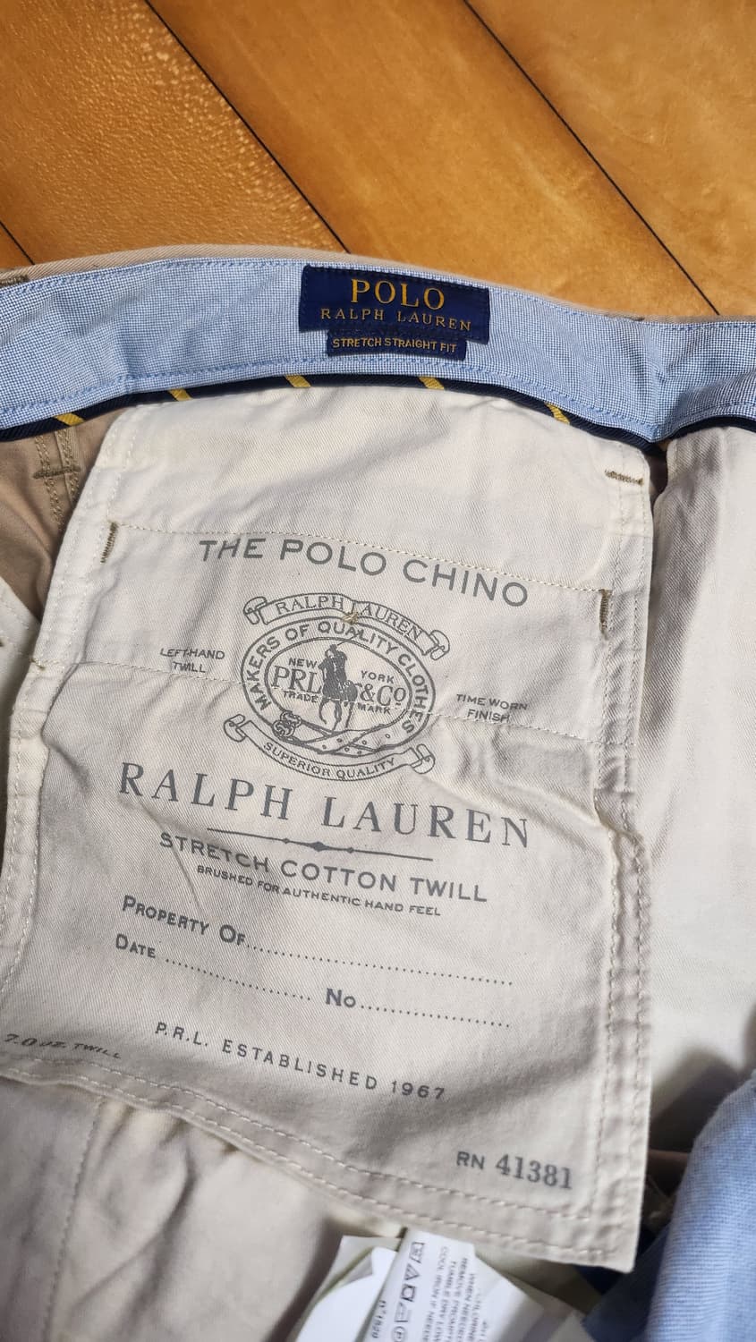 폴로 랄프로렌 패치 치노 빈티지 스타일 면바지 상품이미지5