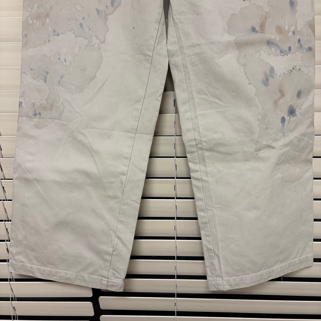 바우와우 25SS 스테인드 페인트 워싱 치노 워크 팬츠 바지 L 상품이미지6