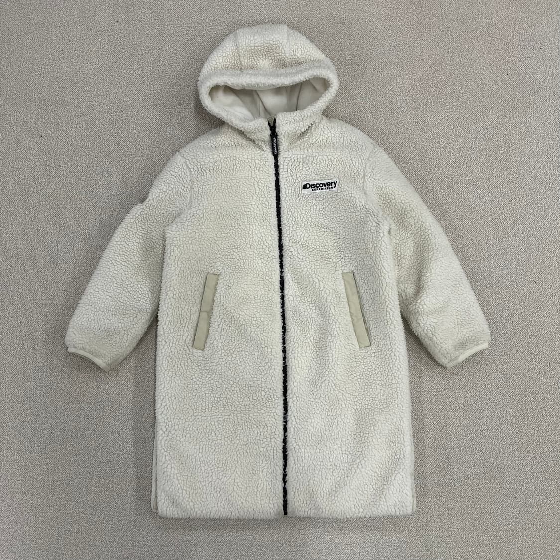 140 디스커버리 키즈 플리스 롱패딩 0220M 상품이미지1