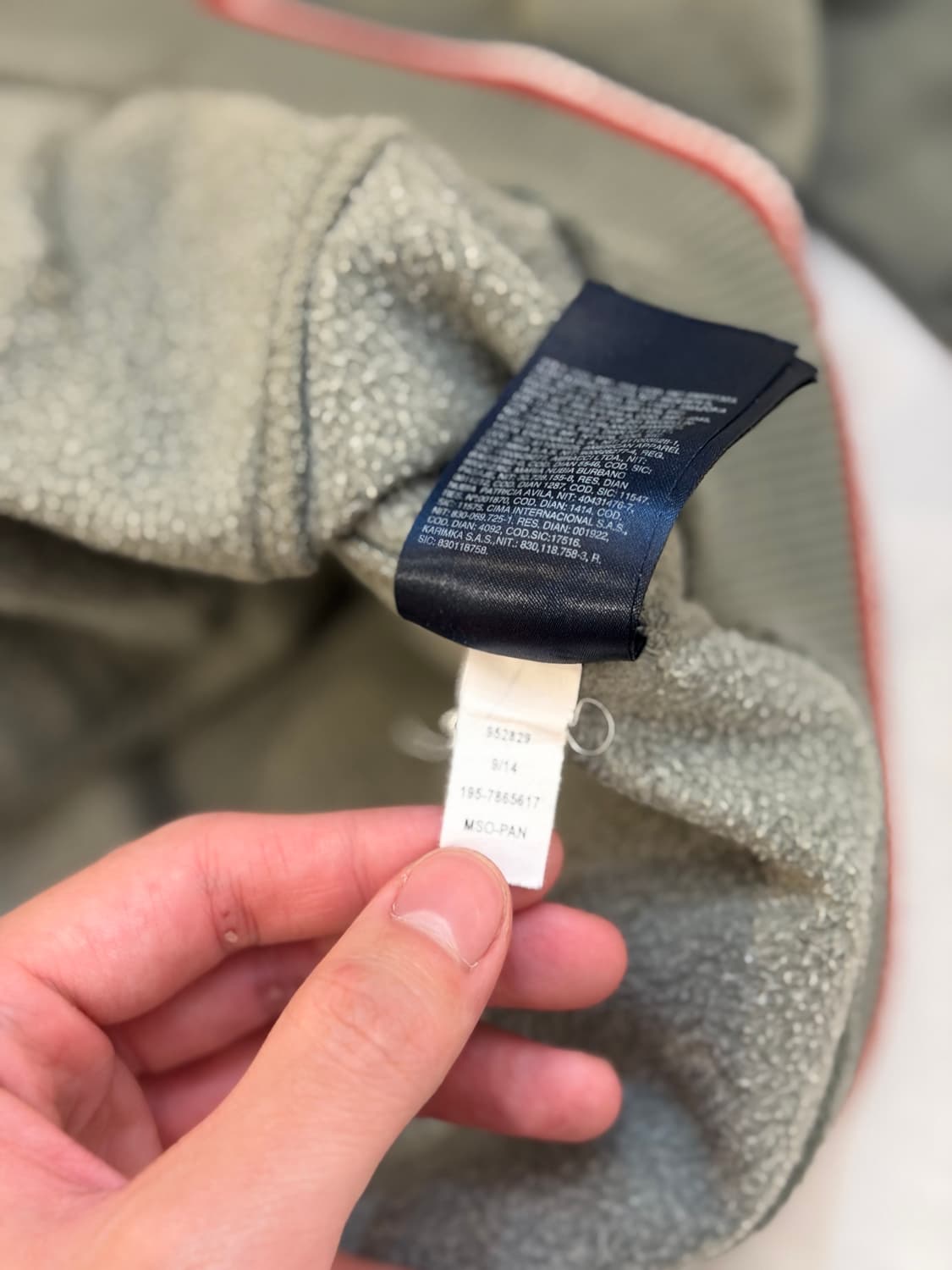 타미힐피거 베이프맛 풀집 후드집업 민트 그레이 상품이미지4